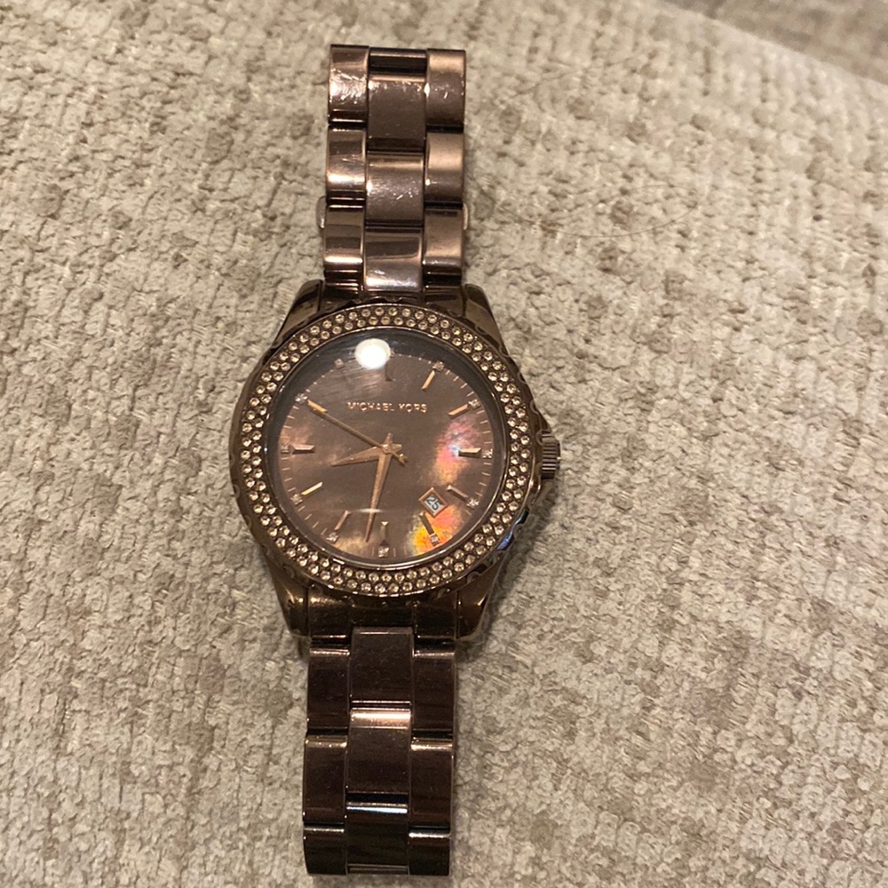 Brown Michael Kors Watch - just needs a battery